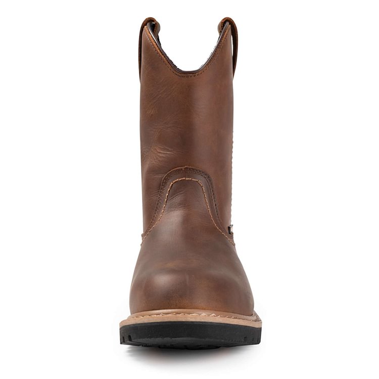 Sureway Men's 10-inch Waterproof Steel-Toe Wellington Work Boots 65102 