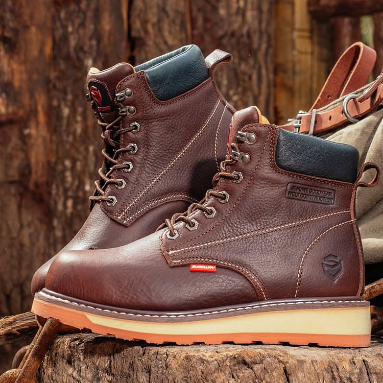 Sureway 6" Men’s Heavy Duty Steel Toe Work Boots