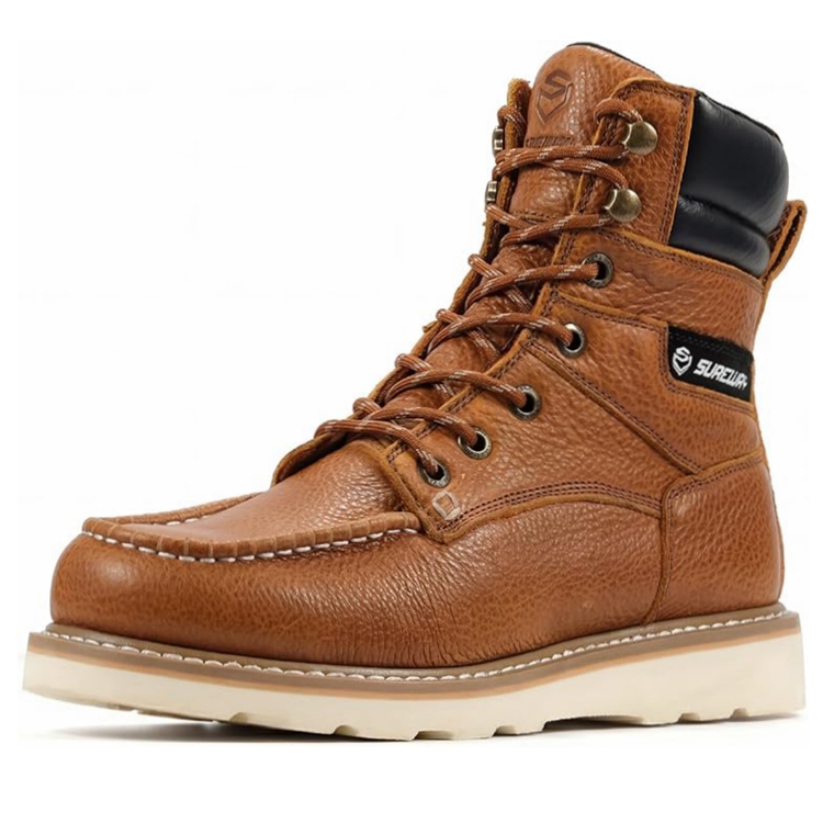 Sureway Men’s 8 inch Moc Toe  Work Boots