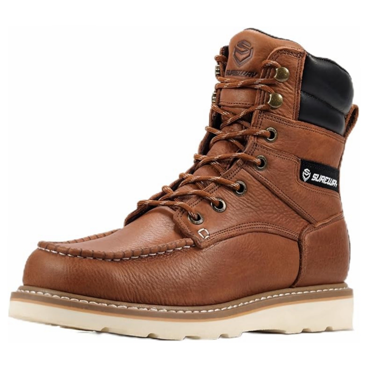 Sureway Men’s 8 inch Moc Toe  Work Boots
