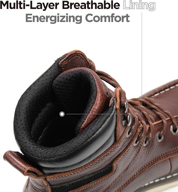 mens work boots steel toe Waterproof Steel Toe Work Boots-Sureway