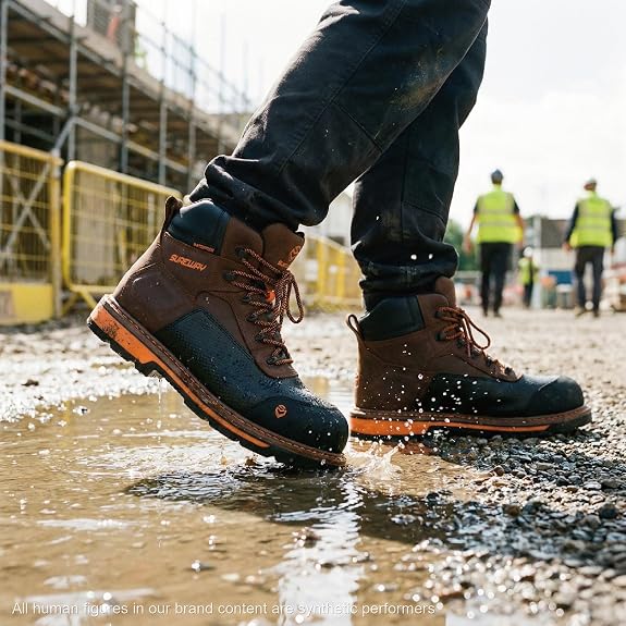 composite Toe  work boots  for  men 