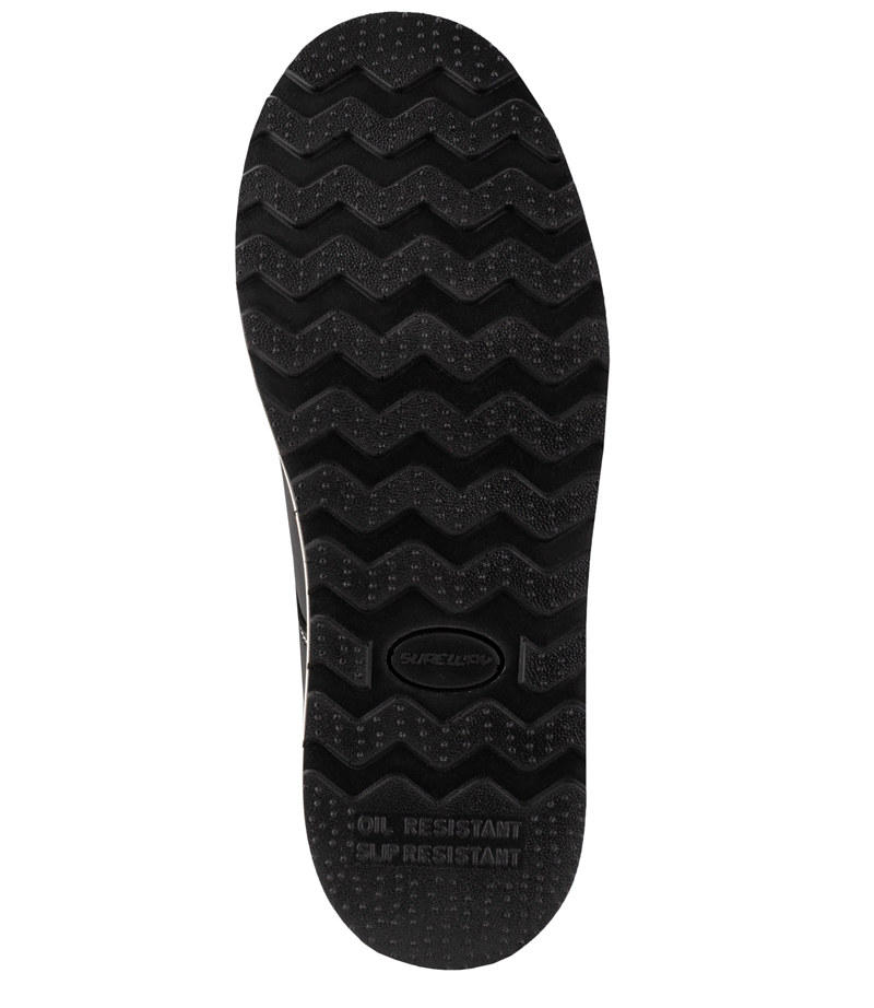 Sureway 6-inch Men's Heavy Duty Steel Toe Black Work Boots