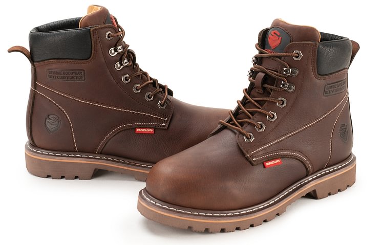 Sureway Mens Heavy Duty Soft/Steel Toe Work Boots