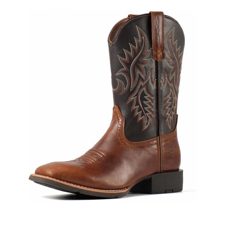 Sureway Men's Wellington Work Boot Casual Cowboy Boots 1009