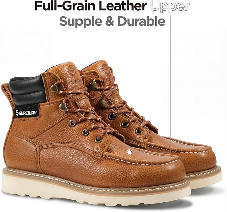 Sureway 6" Men’s Moc Toe  Work Boots