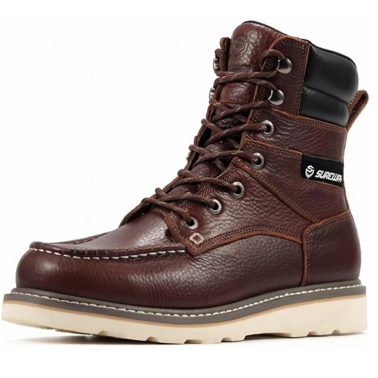 ヴィンスモーク3時  rough&swell 2点セット mens work boots steel toe Waterproof Steel Toe Work Boots-Sureway