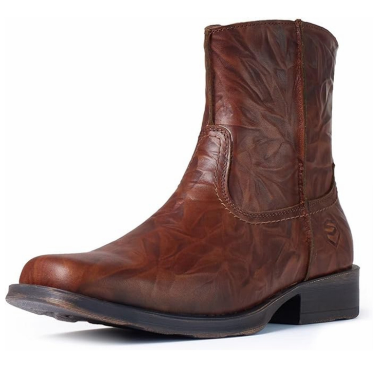 Sureway Men's Western Casual Slip On Work  Boots