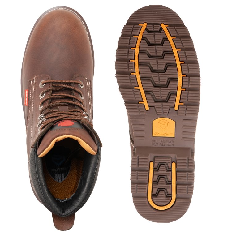 Sureway Mens Heavy Duty Soft/Steel Toe Work Boots