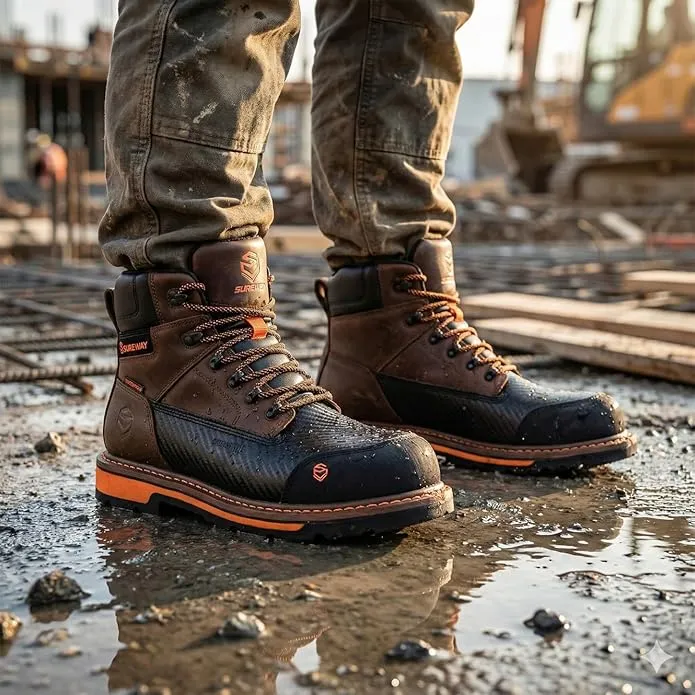 composite toe work boots waterproof