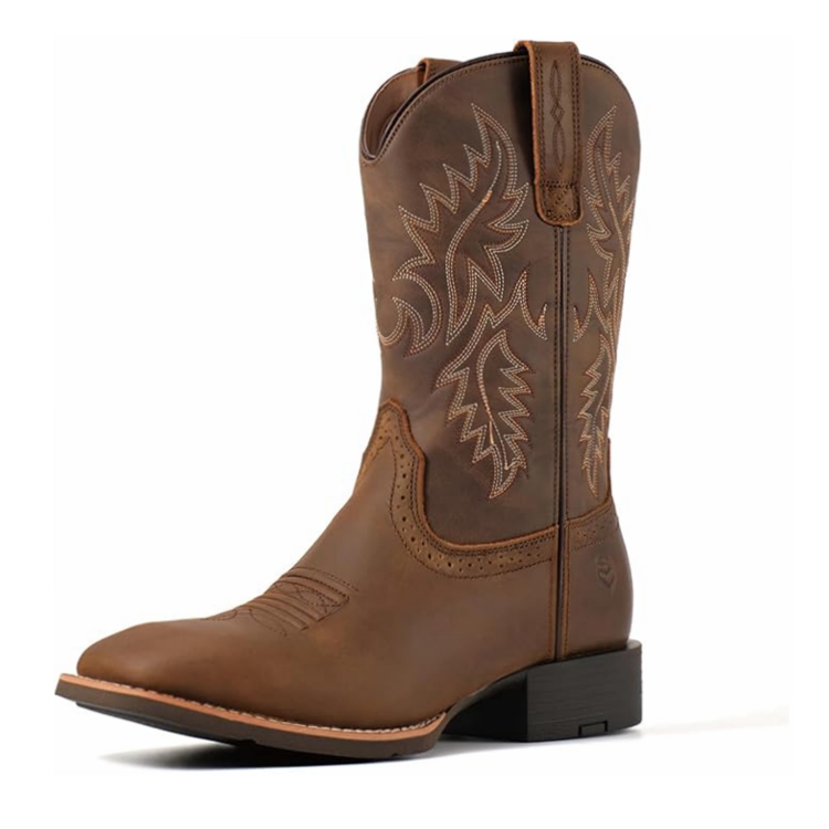 Sureway Men's Wellington Work Boot Casual Cowboy Boots 1009