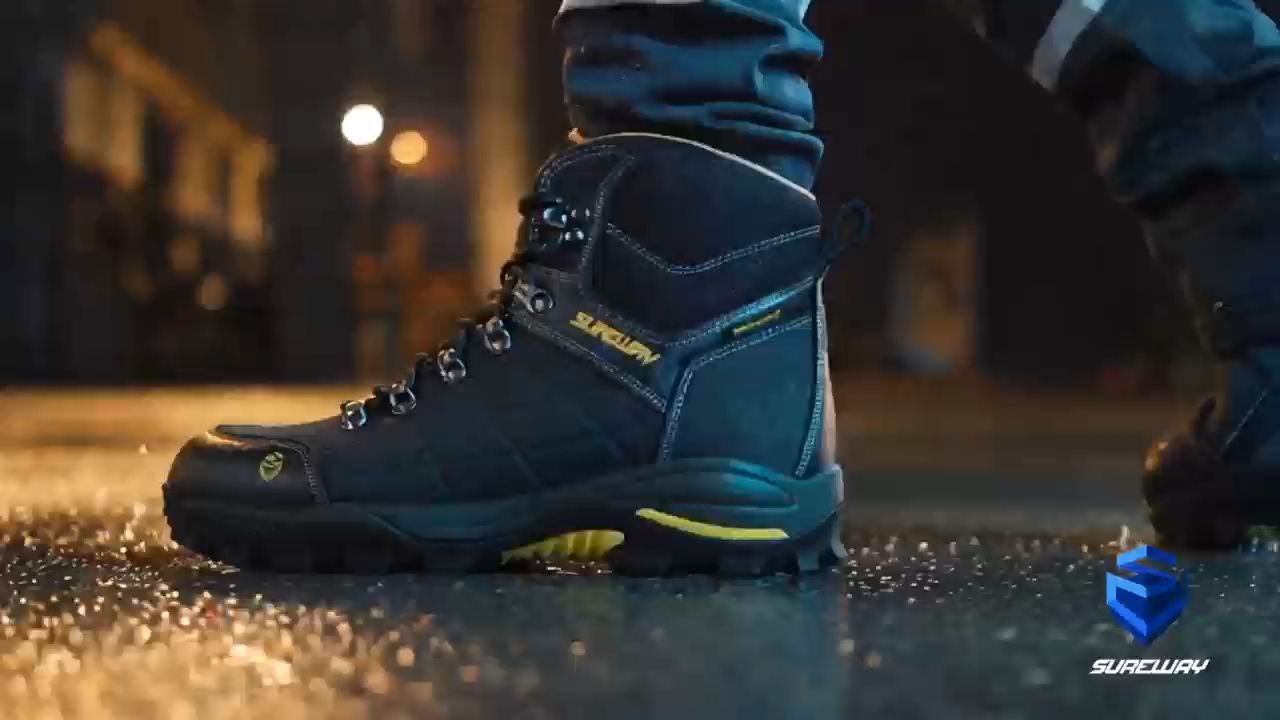 とぉしろぅページ men's safety toe boots Men's Waterproof Steel Toe 609-Sureway