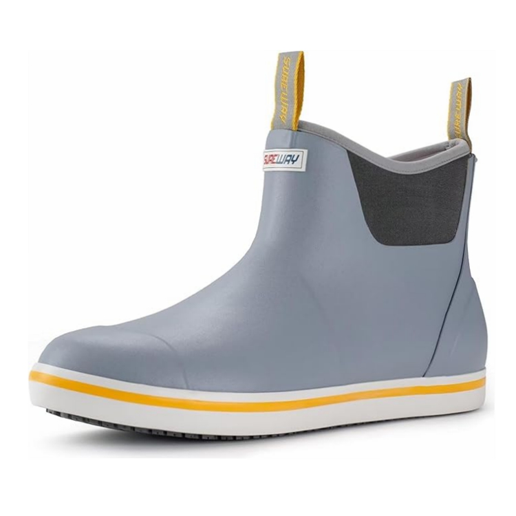 SUREWAY Men's Ankle Fishing Deck Boots for Men