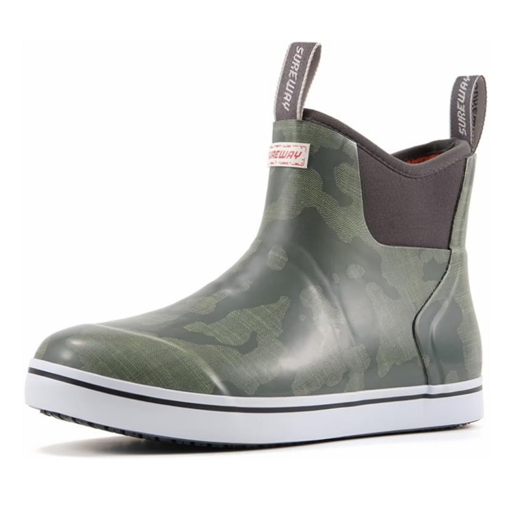 SUREWAY Men's Deck Boots Professional Non-Slip Fishing