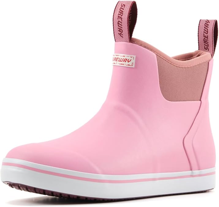 SUREWAY Women's Ankle Fishing Deck Boots 