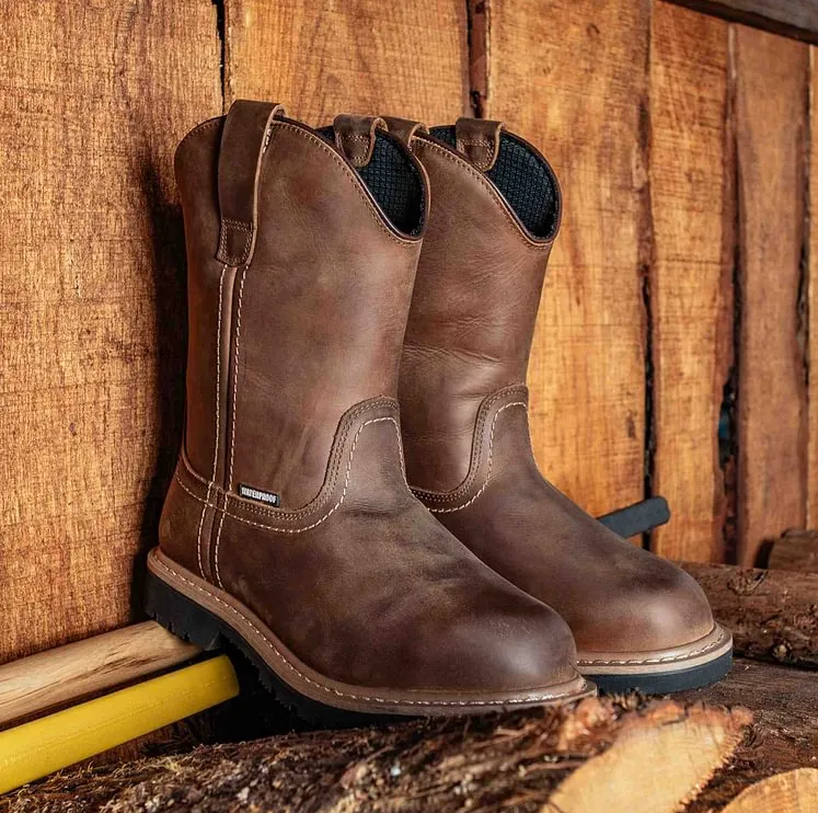 10 inch steel toe boots