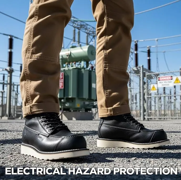 8 Inch Work Boots for Men