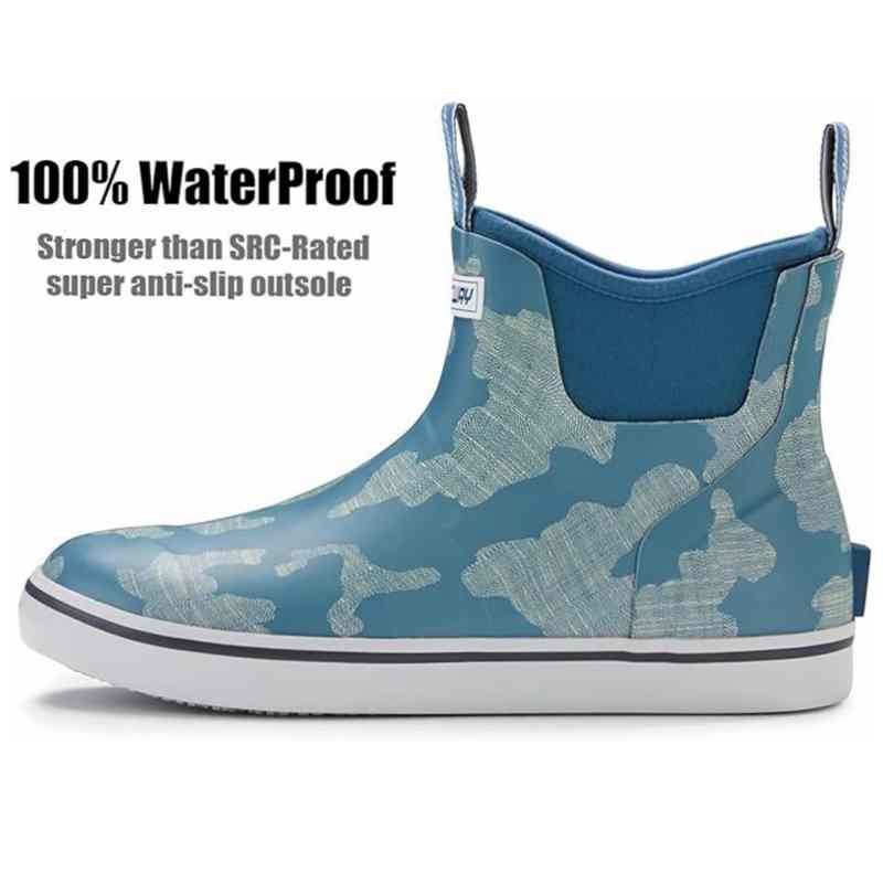 SUREWAY Men's Ankle Fishing Deck Boots for Men