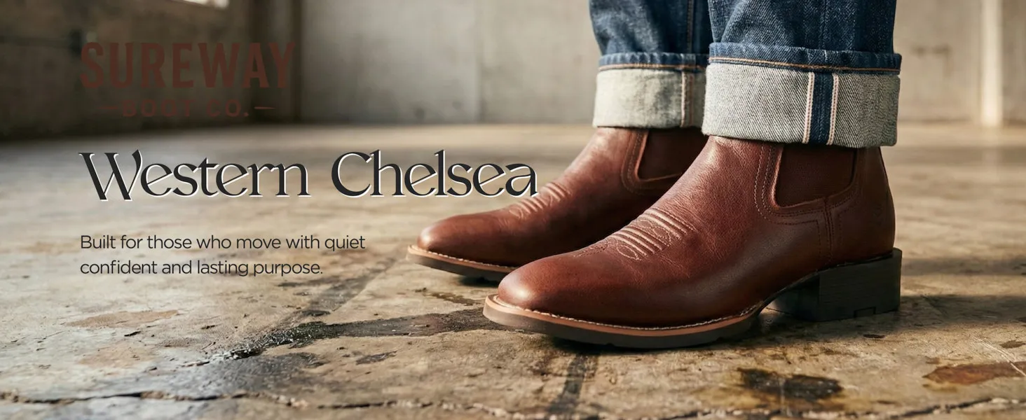 men's casual boots for jeans