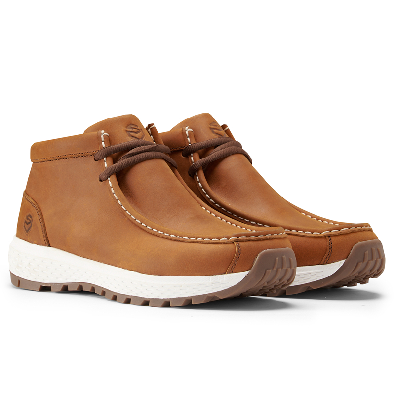 SUREWAY Moc Toe Work Boots For Men 