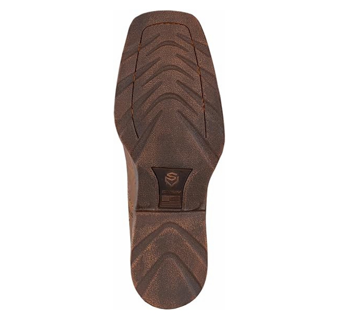Sureway Mens Western Square Toe Cowboy Boots for Men