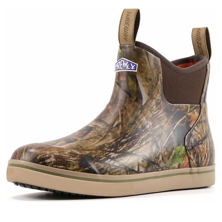 SUREWAY Men's Deck Boots Professional Non-Slip Fishing