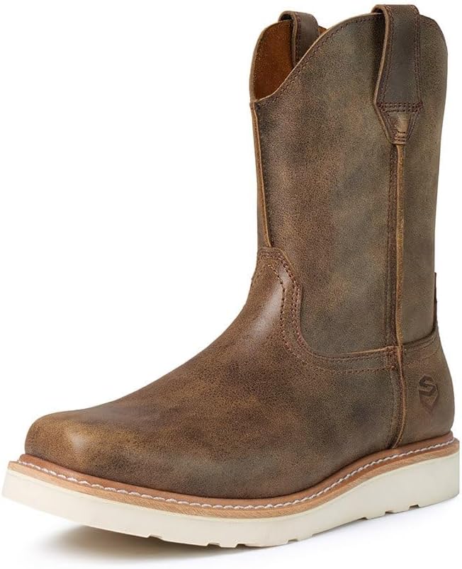 Sureway  Cowboy  square Toe work Boots For men