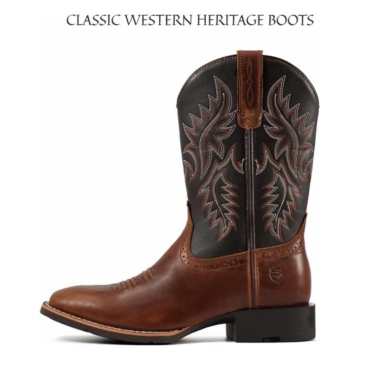 Sureway Men's Wellington Work Boot Casual Cowboy Boots 1009