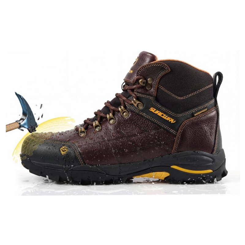 とぉしろぅページ men's safety toe boots Men's Waterproof Steel Toe 609-Sureway