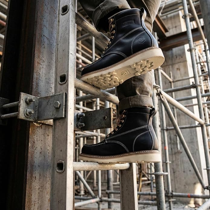 moc toe shoes Men's 6-inch boots | Men's Leather Work Boots
