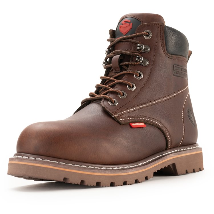 Sureway Mens Heavy Duty Soft/Steel Toe Work Boots