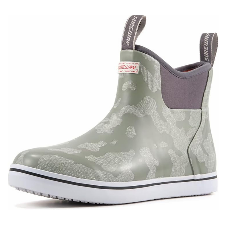 SUREWAY Men's Deck Boots Professional Non-Slip Fishing