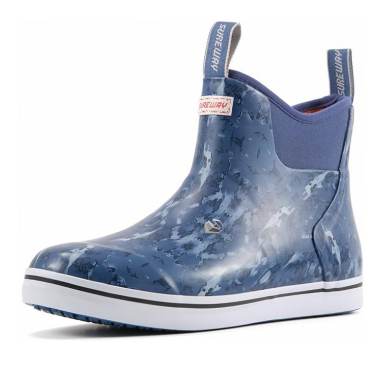 SUREWAY Men's Deck Boots Professional Non-Slip Fishing