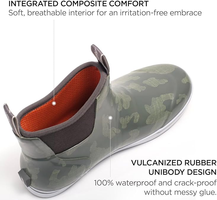 SUREWAY Men's Deck Boots Professional Non-Slip Fishing