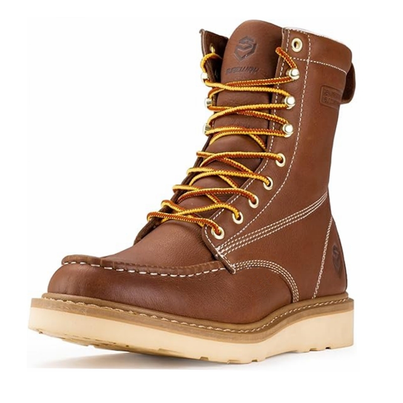 soft toe work boots Men's 8-inch Lightweight Work Boots 803-Sureway