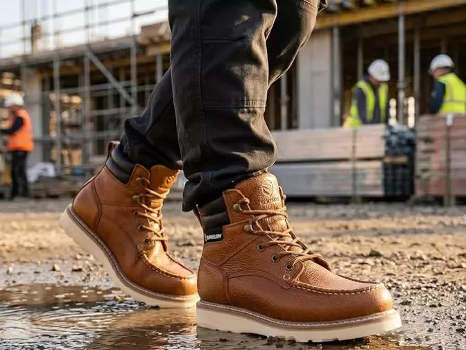 what is a moc toe boot