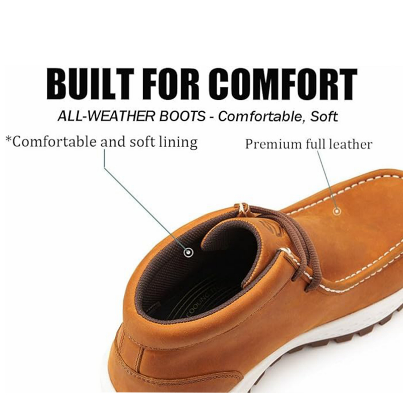 SUREWAY Moc Toe Work Boots For Men 