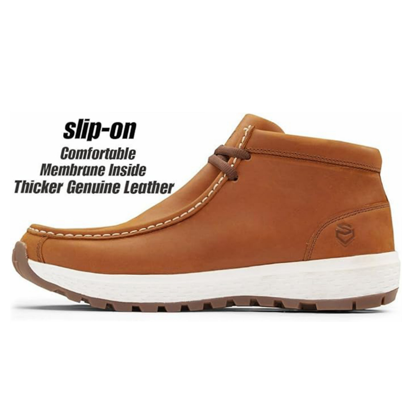 SUREWAY Moc Toe Work Boots For Men 