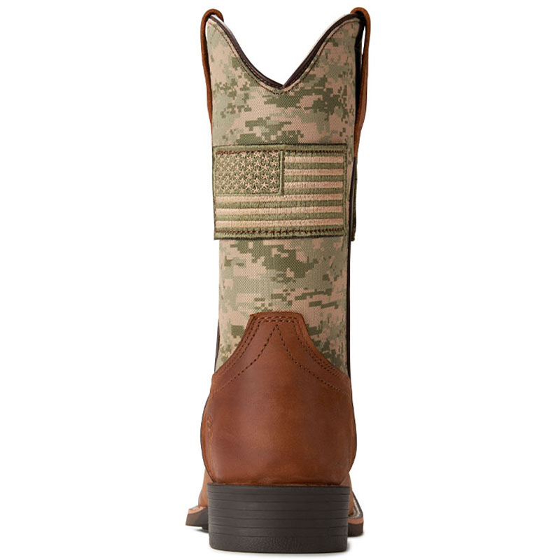  SUREWAY Casual Western Boots Soft Toe Square Toe Cowboy Work Boots for Men