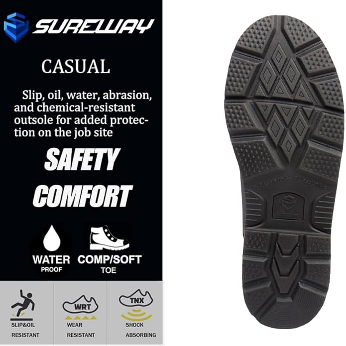 Sureway Men's Composite Toe Waterproof Work Boot