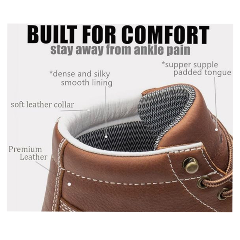 Sureway Men's Composite  Toe Soft Moc Toe Work Boots