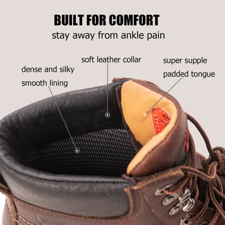 Sureway Mens Heavy Duty Soft/Steel Toe Work Boots