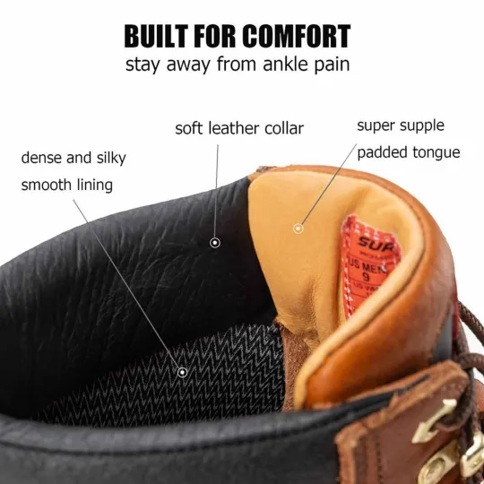 Sureway Men's  Moc Toe Work Boots  601