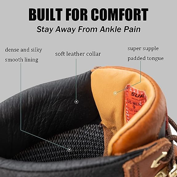 Sureway Men's Classic  Moc Toe Work Boots 601