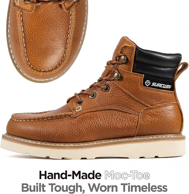 Sureway 6" Men’s Moc Toe  Work Boots