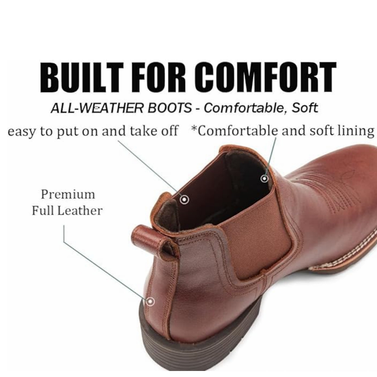 Sureway  Men's  Casual boots Slip On Work Boots