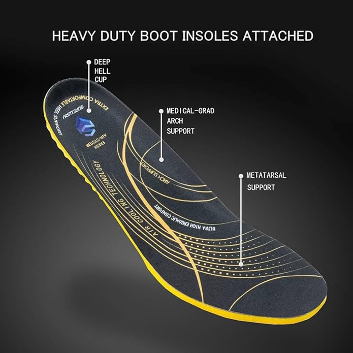 Sureway  Men's  Casual boots Slip On Work Boots