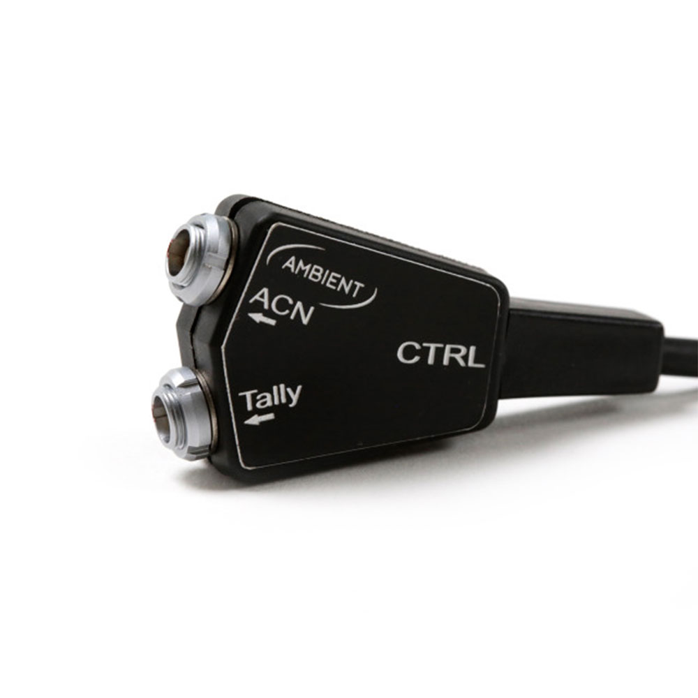 Ambient ACN & Tally OUT from RED cameras with 4-pin CTRL port