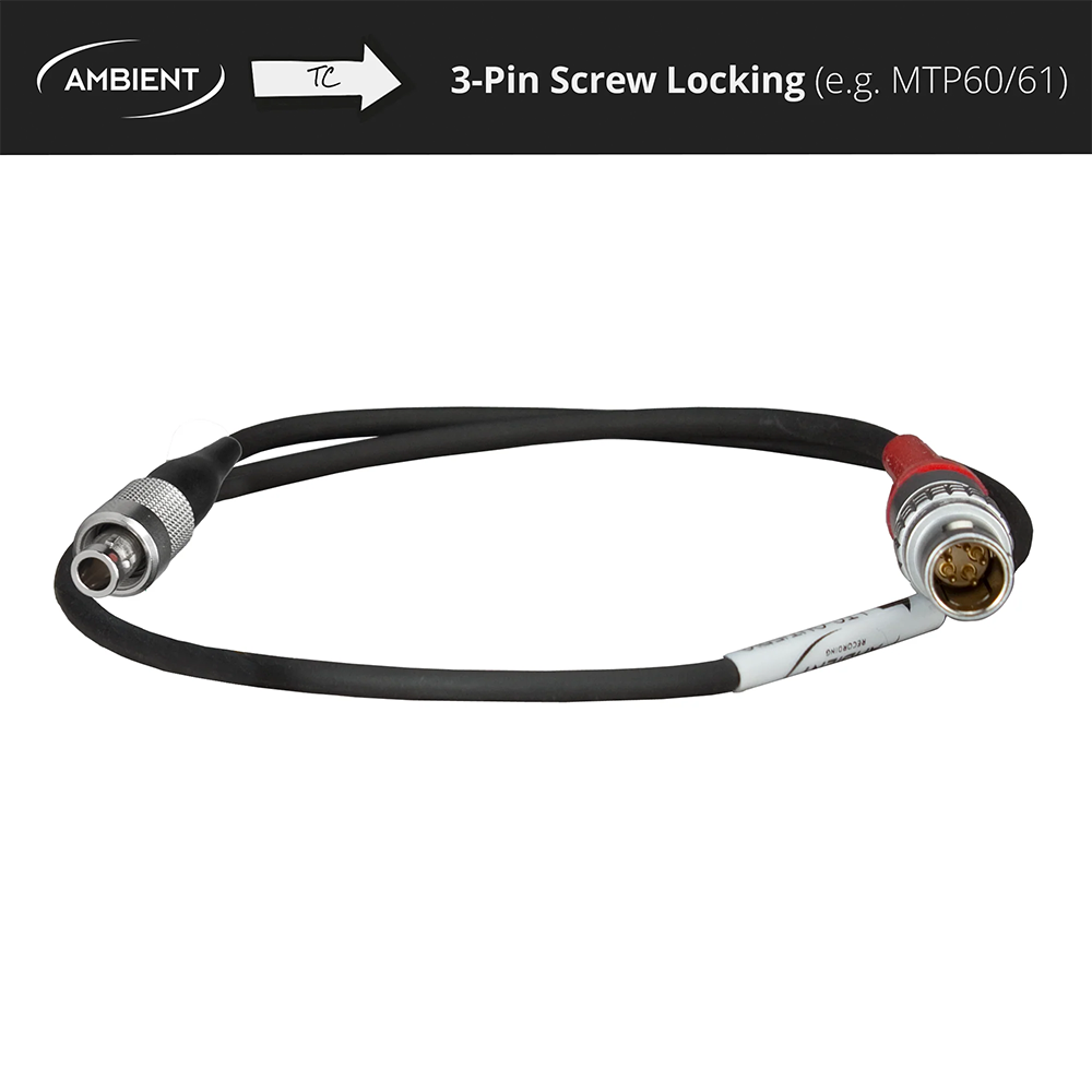 Ambient LTC-OUT-L3 Lockit Timecode Out to 3-Pin Lemo