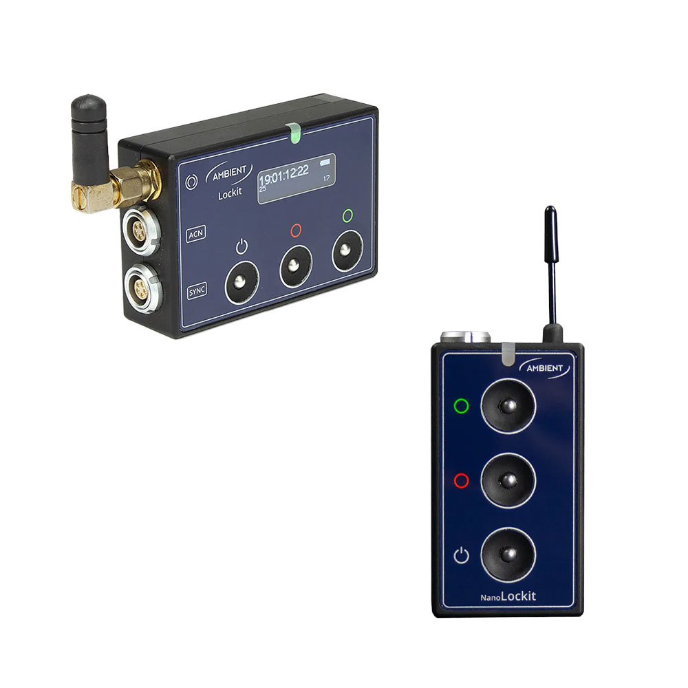 Ambient Lockit Timecode System and Nano+Logger Lockit Duo